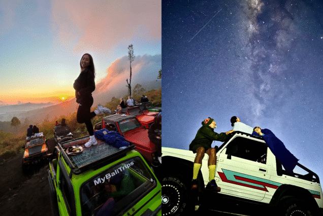 Sunrise Jeep Tour + Stargazing Mount Batur