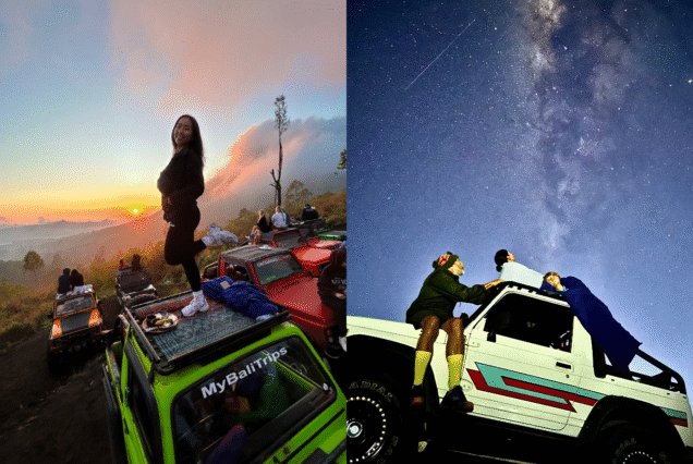 Sunrise Jeep Tour + Stargazing Mount Batur