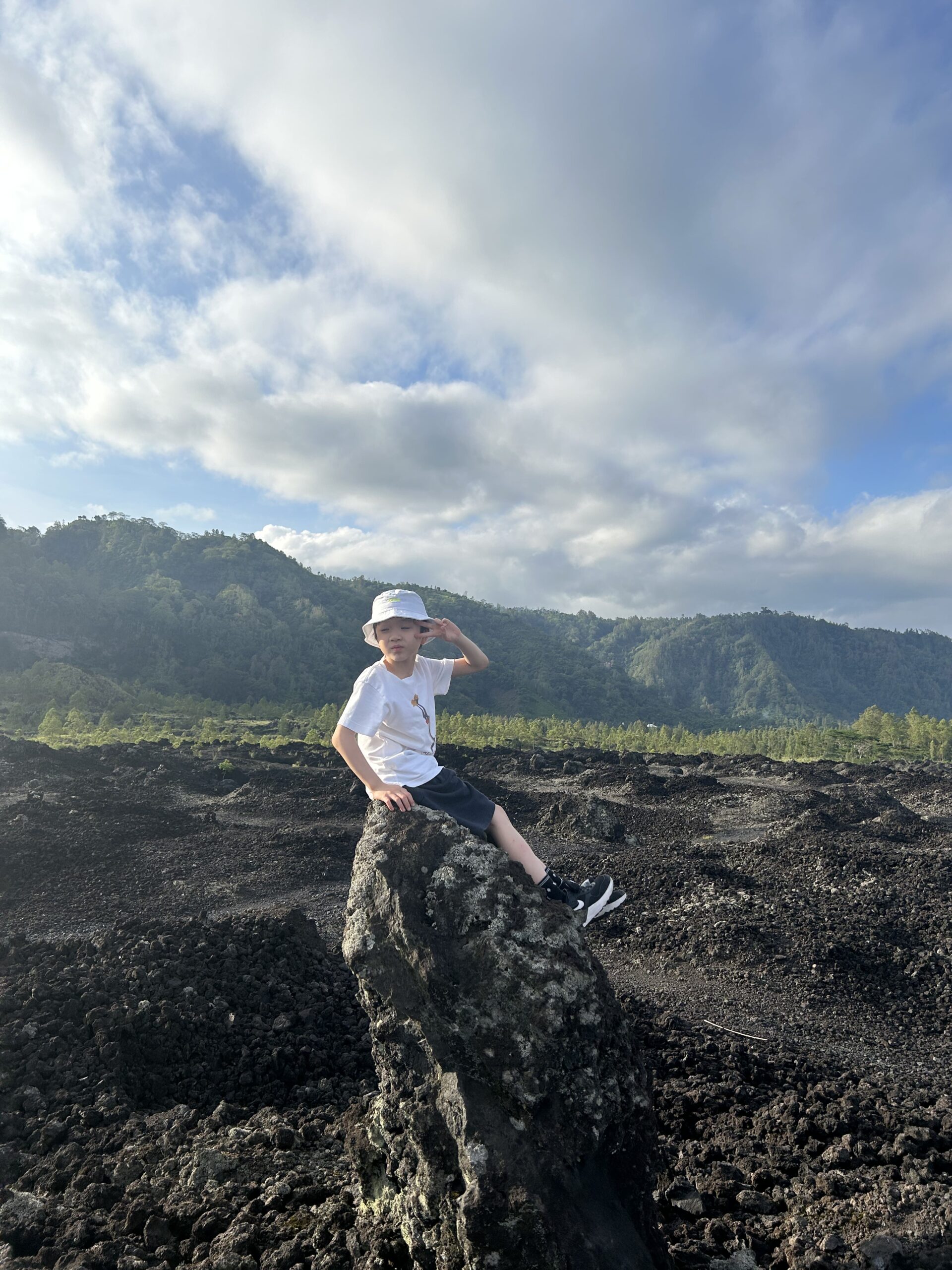 Black lava mount batur jeep