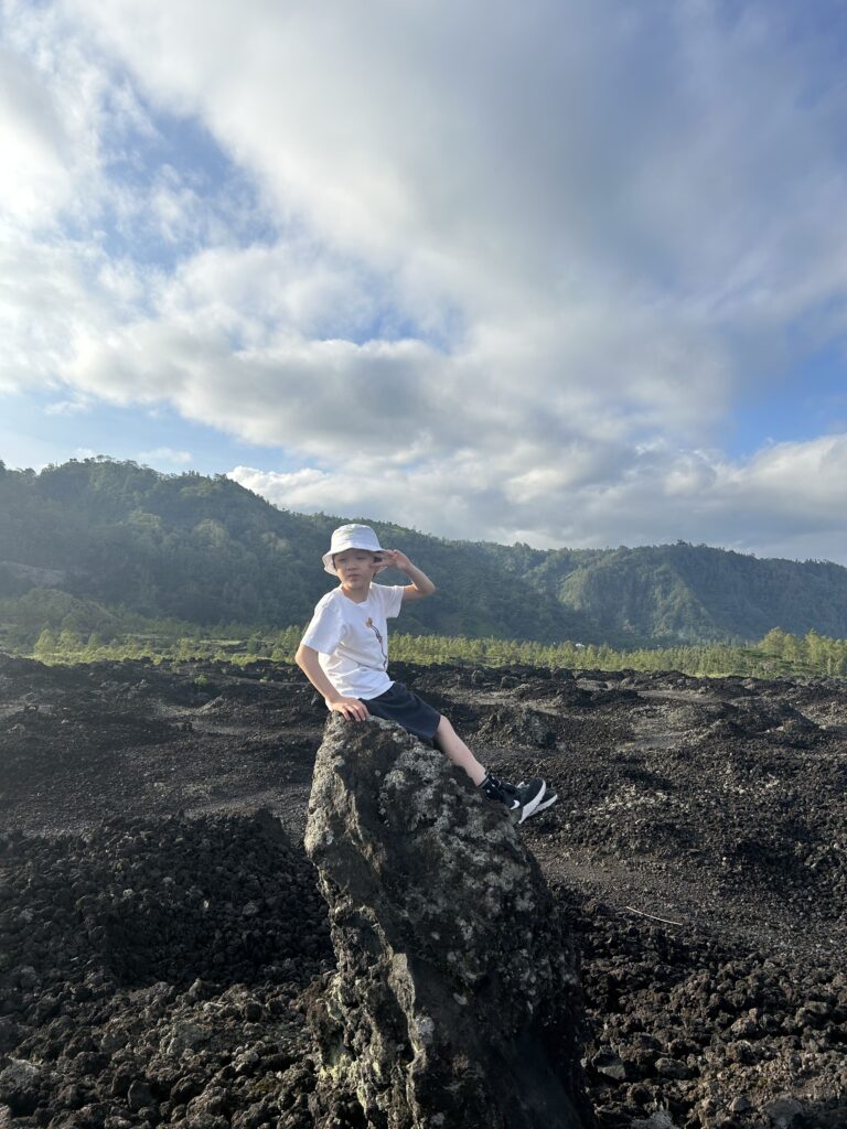 Black lava mount batur jeep