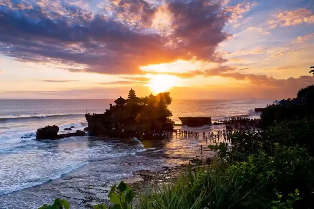 Tanah Lot Temple is one of Iconic Temple in Bali
